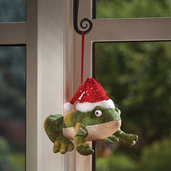 5050642097123 1 Festive Frog Plush Hanging Christmas Decoration.jpg